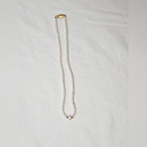 Vintage Genuine Pearl NECKLACE EUC Prom Bridal Graduation